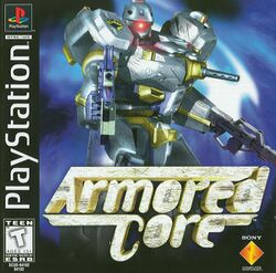 Box artwork for Armored Core.