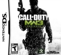 Box artwork for Call of Duty: Modern Warfare 3: Defiance.