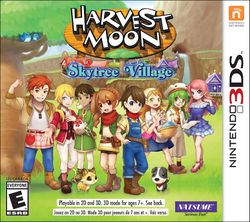 Box artwork for Harvest Moon: Skytree Village.