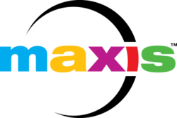 Maxis's company logo.
