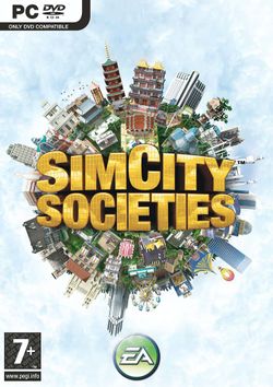 Box artwork for SimCity Societies.