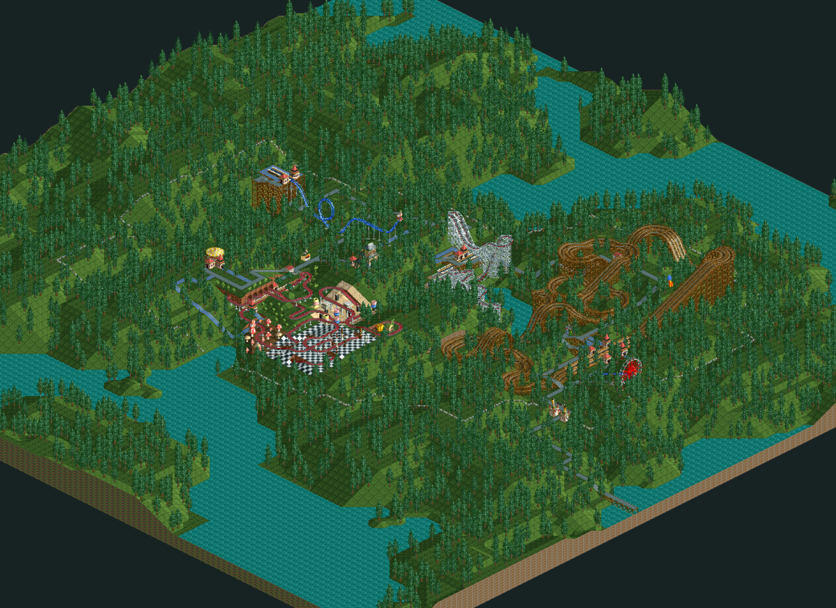 Returning to RollerCoaster Tycoon 2 with new tools