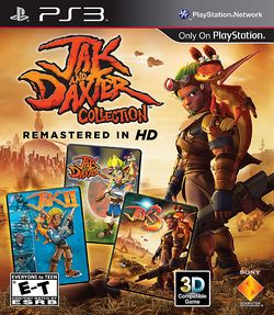 Box artwork for Jak and Daxter Collection.