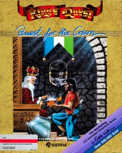 Box artwork for King's Quest: Quest for the Crown.