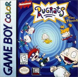 Box artwork for Rugrats: Time Travellers.