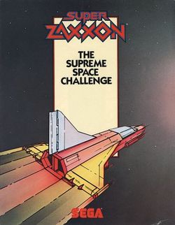 Box artwork for Super Zaxxon.