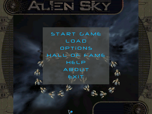Alien Sky main menu.png