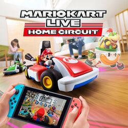 Box artwork for Mario Kart Live: Home Circuit.