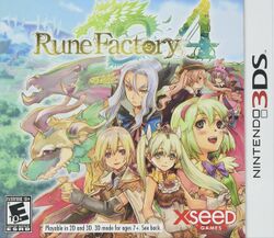 Box artwork for Rune Factory 4.