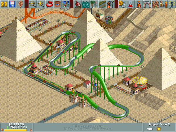 RollerCoaster Tycoon/Pacific Pyramids — StrategyWiki | Strategy guide ...