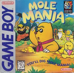 Box artwork for Mole Mania.