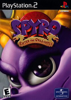 Box artwork for Spyro: Enter the Dragonfly.