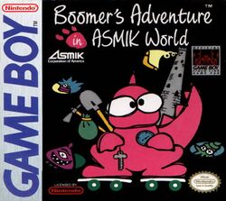 Box artwork for Boomer's Adventure in ASMIK World.