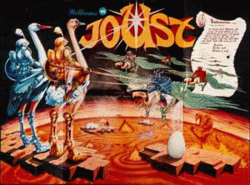 Box artwork for Joust.