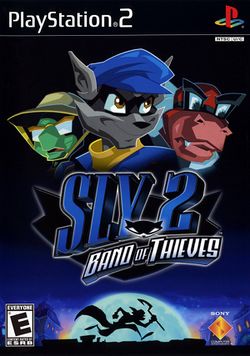 Box artwork for Sly 2: Band of Thieves.