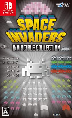 Box artwork for Space Invaders Invincible Collection.