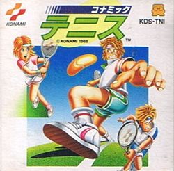 Box artwork for Konamic Tennis.