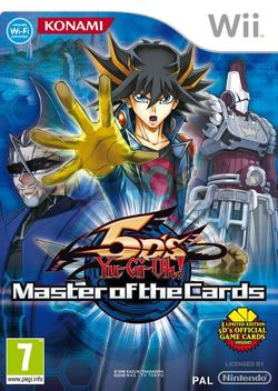 Box artwork for Yu-Gi-Oh! 5D's: Master of the Cards.