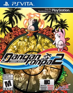 Box artwork for Danganronpa 2: Goodbye Despair.