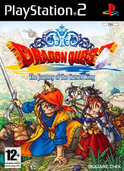 Box artwork for Dragon Quest VIII: Journey of the Cursed King.