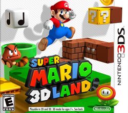 Box artwork for Super Mario 3D Land.