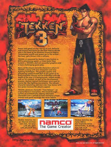 Tekken 3 — StrategyWiki | Strategy Guide And Game Reference Wiki