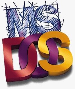 The console image for MS-DOS.