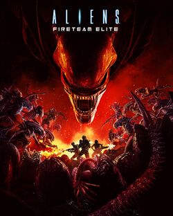 Box artwork for Aliens: Fireteam Elite.