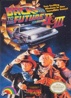 Box artwork for Back to the Future Part II & III.