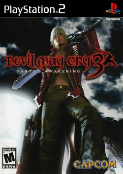 Box artwork for Devil May Cry 3: Dante's Awakening.