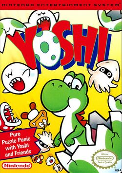 Box artwork for Yoshi Yoshi's Egg Mario & Yoshi.