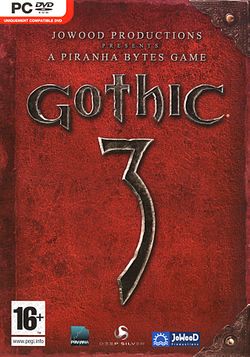 Box artwork for Gothic 3.