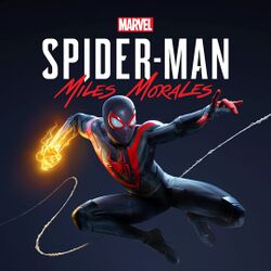 Box artwork for Marvel's Spider-Man: Miles Morales.