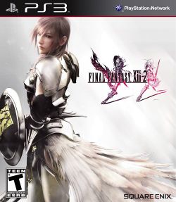 Box artwork for Final Fantasy XIII-2.