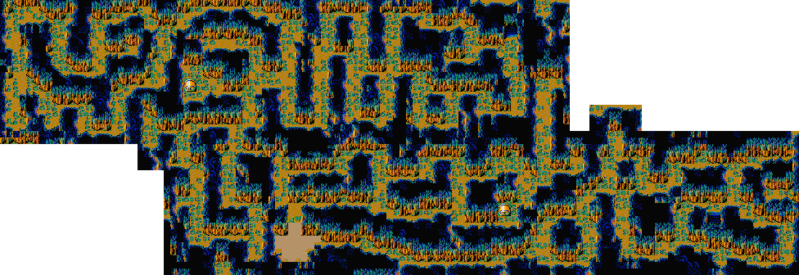 File:Hydlide 3 map Forbidden Cave F1.png