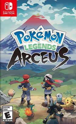 Box artwork for Pokémon Legends: Arceus.