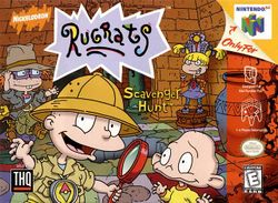 Box artwork for Rugrats: Scavenger Hunt.