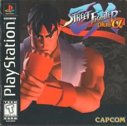 Box artwork for Street Fighter EX Plus α.