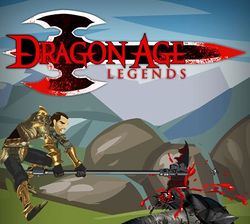 Box artwork for Dragon Age Legends.