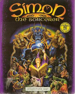 Box artwork for Simon the Sorcerer.