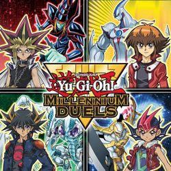 Box artwork for Yu-Gi-Oh! Millennium Duels.