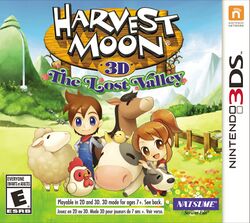 Box artwork for Harvest Moon: The Lost Valley.