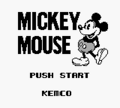Japanese Mickey Mouse title screen