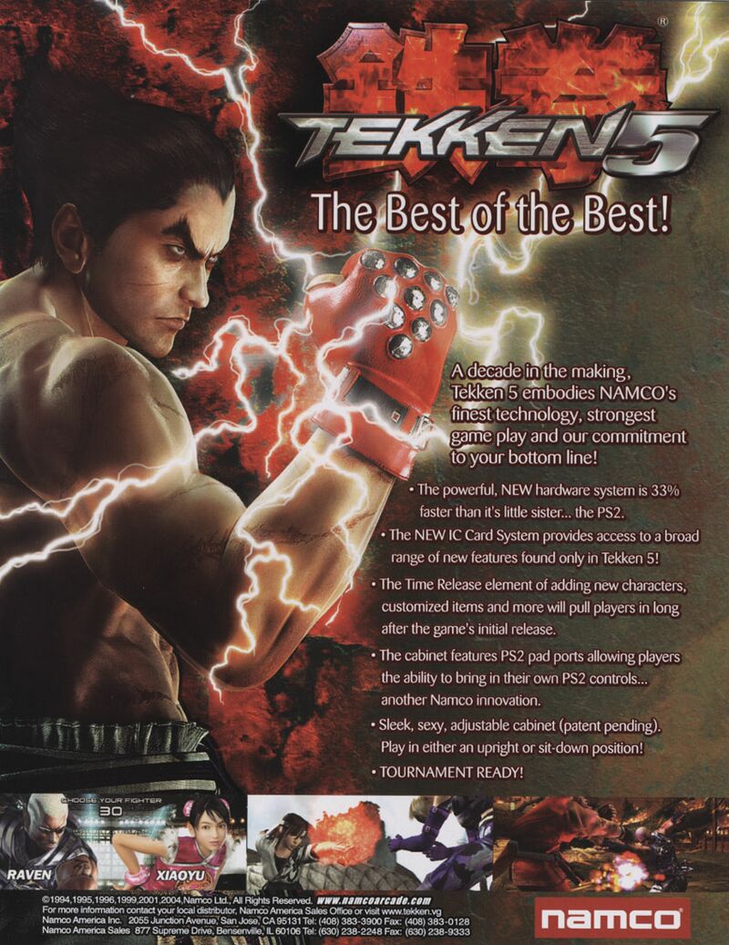Marshall Law - Characters & Art - Tekken 5
