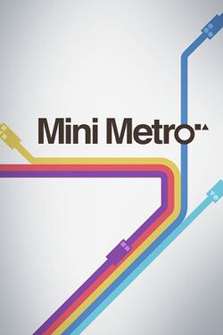 Box artwork for Mini Metro.