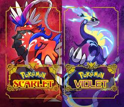 Box artwork for Pokémon Scarlet and Violet.