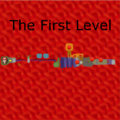 A map of the first level of Bowser in the Fire Sea, with all the red coin locations marked out.