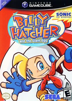 Box artwork for Billy Hatcher and the Giant Egg.