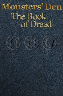 Box artwork for Monsters' Den: The Book of Dread.