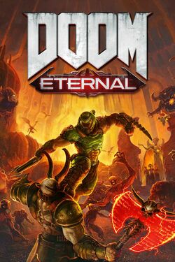Box artwork for Doom Eternal.